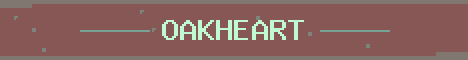 Oakheart SMP Minecraft server banner