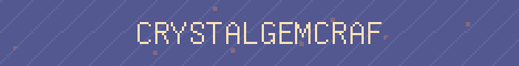 CrystalGemCraft Minecraft server banner