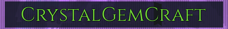 CrystalGemCraft Minecraft server banner