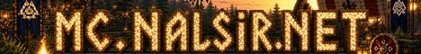 Halsir MC Minecraft server banner