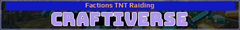 Craftiverse Minecraft server banner