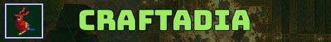 Craftadia Minecraft server banner