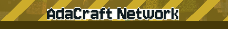 AdaCraft Network Minecraft server banner