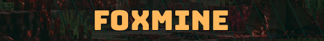 FoxMine Minecraft server banner