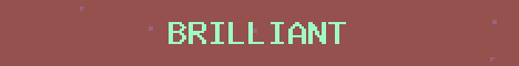 輝煌・Brilliant Minecraft server banner