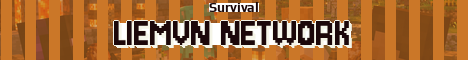 LIEMVN NETWORK Minecraft server banner