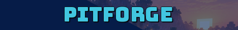 Pitforge Minecraft server banner
