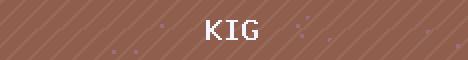 KIG Network Minecraft server banner