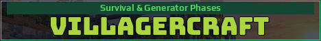 VillagerCraft Minecraft server banner