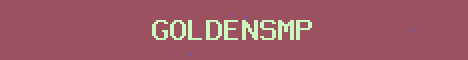 GoldenSMP Minecraft server banner