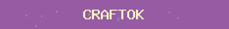 Craftok Minecraft server banner