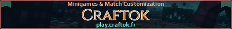 Craftok Minecraft server banner
