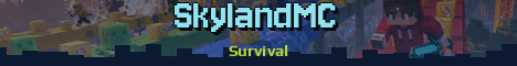 SkylandMC Minecraft server banner