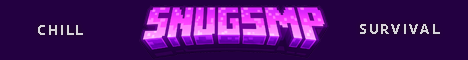 SnugSMP Minecraft server banner