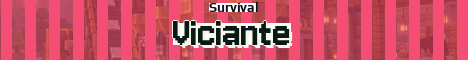 Viciante Minecraft server banner