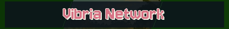 Vibria Network Minecraft server banner