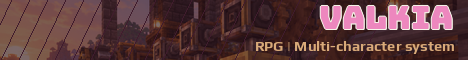 Valkia Minecraft server banner