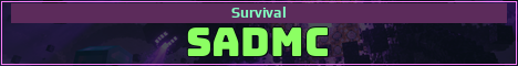SadMC Minecraft server banner