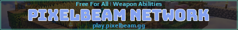 PixelBeam Network Minecraft server banner