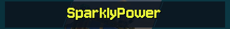 SparklyPower Minecraft server banner