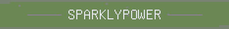 SparklyPower Minecraft server banner