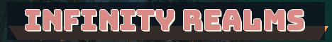 Infinity Realms Minecraft server banner
