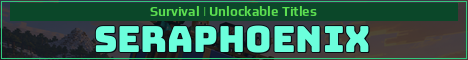 Seraphoenix Minecraft server banner