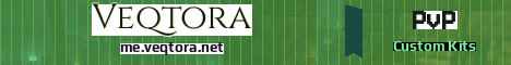Veqtora Minecraft server banner