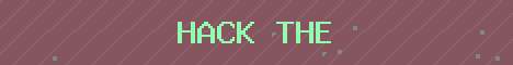 Hack The Planet Minecraft server banner