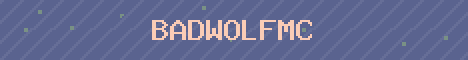 BadWolfMC Minecraft server banner