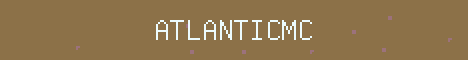 AtlanticMC Network Minecraft server banner