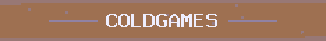 ColdGames Minecraft server banner