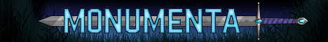 Monumenta Minecraft server banner