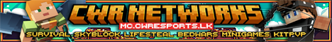 CwR MC Network Minecraft server banner