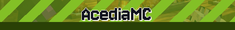 AcediaMC Minecraft server banner