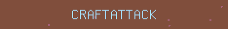 CraftAttack Community Minecraft server banner