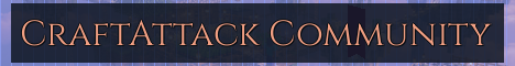 CraftAttack Community Minecraft server banner