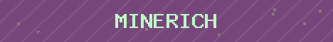 MineRich Minecraft server banner