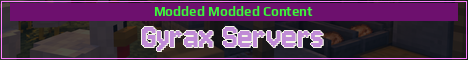 Gyrax Servers Minecraft server banner