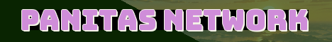 Panitas Network Minecraft server banner