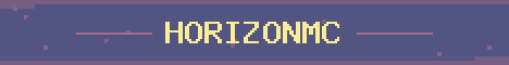 HorizonMC (HorizonMC.xyz) Minecraft server banner