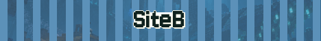 SiteB Minecraft server banner