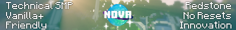 NovaTek Minecraft server banner