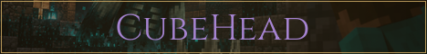 CubeHead Minecraft server banner