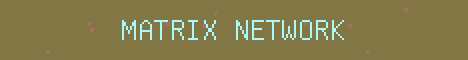 Matrix Network Minecraft server banner