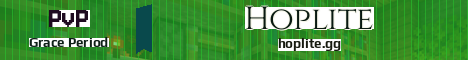Hoplite Minecraft server banner