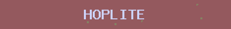 Hoplite Minecraft server banner