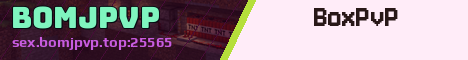 BomjPvP Minecraft server banner