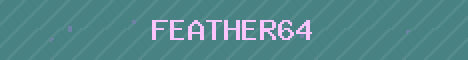 Feather64 Minecraft server banner