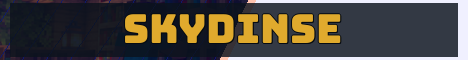 Skydinse Minecraft server banner